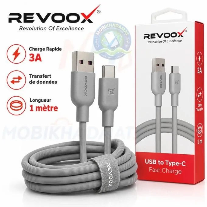 Câble USB vers USB-C REVOOX 3A RDC-UC01 1 m