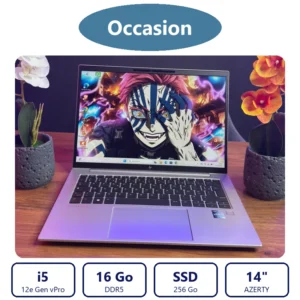 HP EliteBook 840 G9 occasion i5-1245U 16 Go DDR5 256 Go – prix Maroc