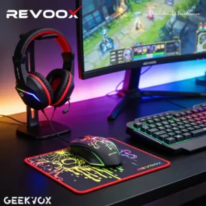 Pack gaming REVOOX GEEKVOX RP-KWC01 clavier + souris + casque RGB – photo 5