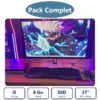 Pack PC bureau complet HP ProDesk Mini i5 + écran Xiaomi 27 pouces – Maroc