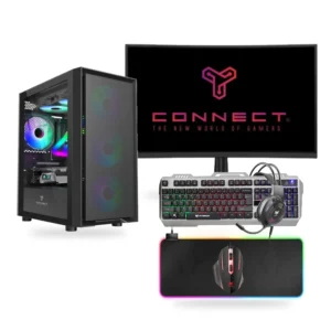 PC gamer complet Ryzen 7 RTX 5060 + écran incurvé 240 Hz + pack Hybrok – Electro Ibn Zohr Maroc