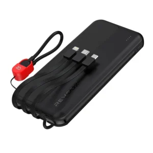 Power bank REVOOX RevoSpark 10000 mAh RPB-P099 câbles intégrés