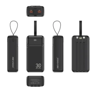 Power bank REVOOX RevoSpark 30000 mAh 22,5W RPB-P302 écran LCD – photo 5