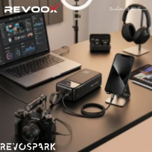 Power bank REVOOX RevoSpark 30000 mAh 22,5W RPB-P302 écran LCD – photo 6