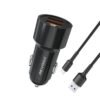 Chargeur voiture REVOOX 18W RCC-UC03 + câble USB-C