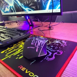 Souris gaming Revoox RGB et tapis