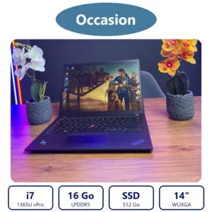 Lenovo ThinkPad T14s Gen 4 occasion i7-1365U 16 Go 512 Go – prix Maroc