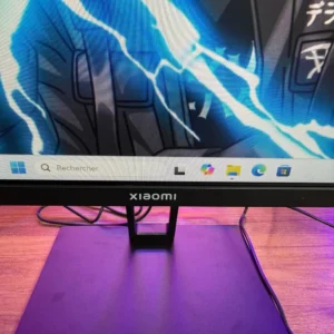 Xiaomi Monitor A27i pied et logo Xiaomi